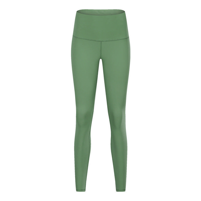Women's Solid Color High Waist Hip Lift Stretch Yoga Pants