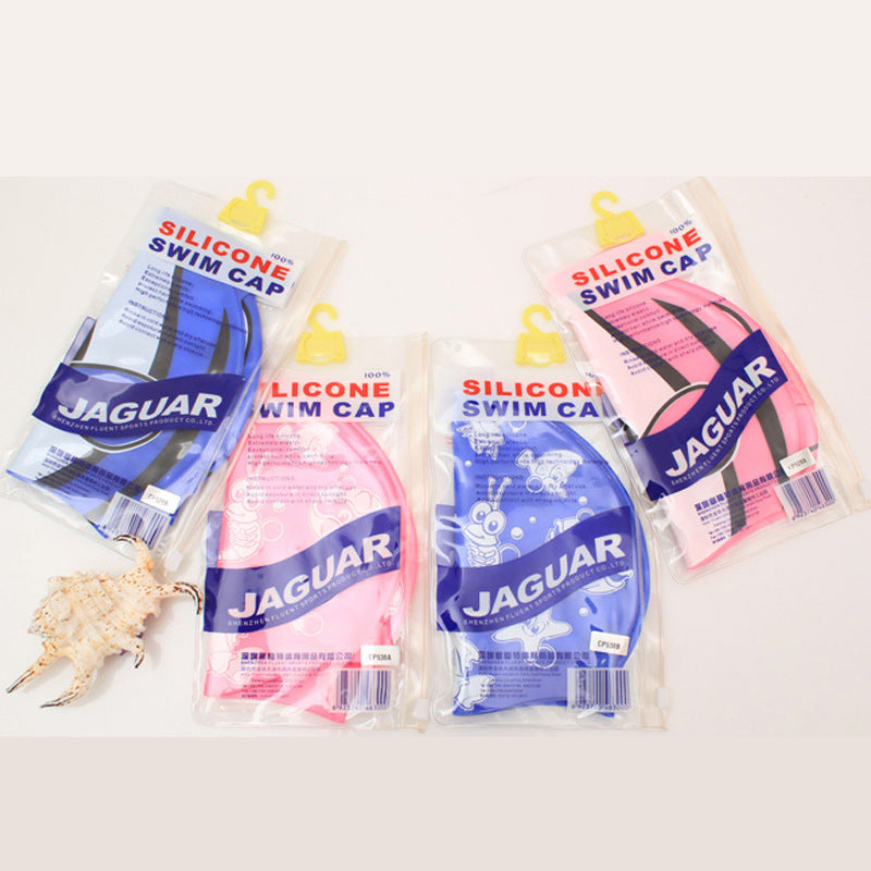 Silicone Children's Swimming Cap Cute Cartoon