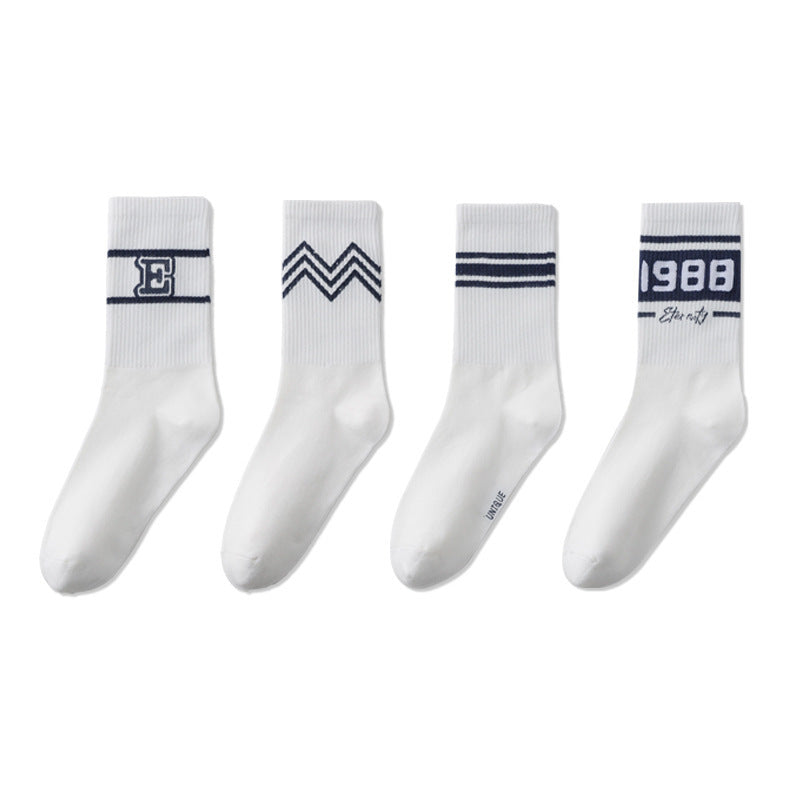 Pure Cotton Mid-calf Sports Mid-calf Length