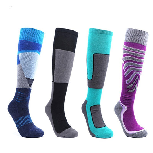 Outdoor Cycling Warm High Wool Padded Couple Socks