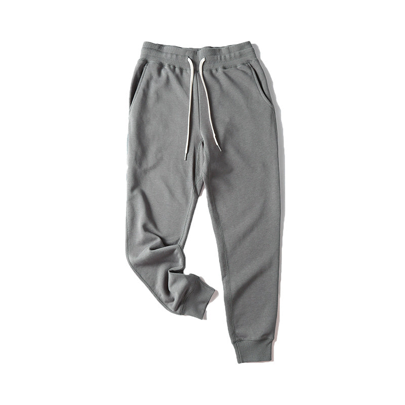 American Knitting Casual Loose Sanitary Trousers Made Of Terry Cloth