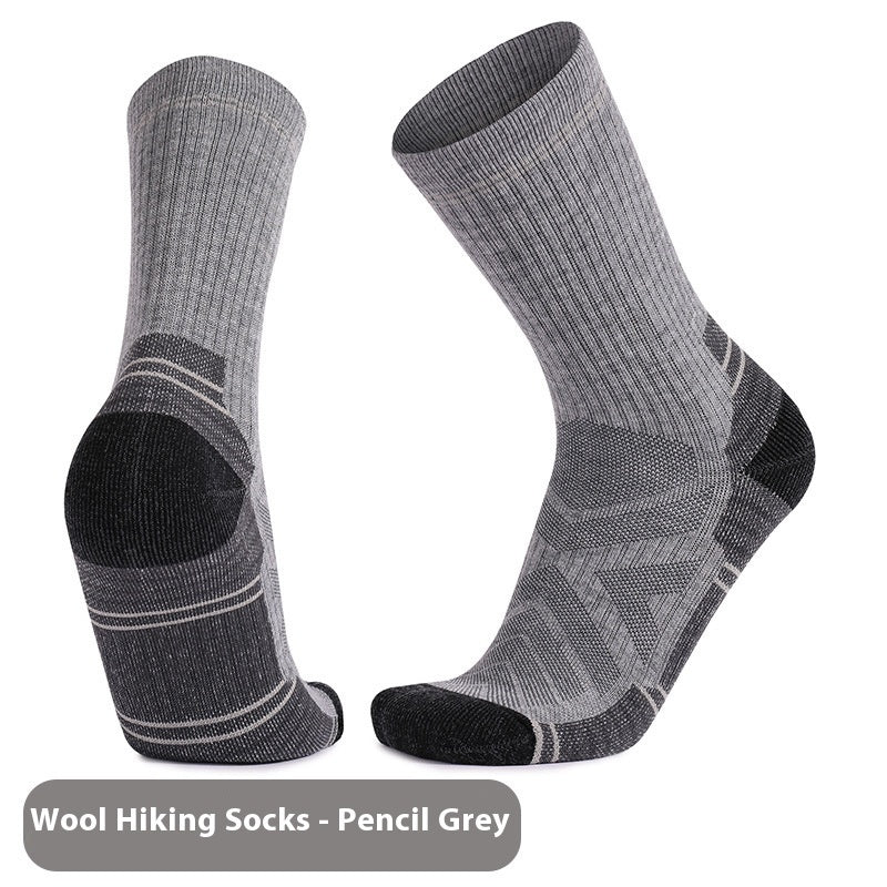 Men's And Women's Warm Wool Knee-high Sports Socks