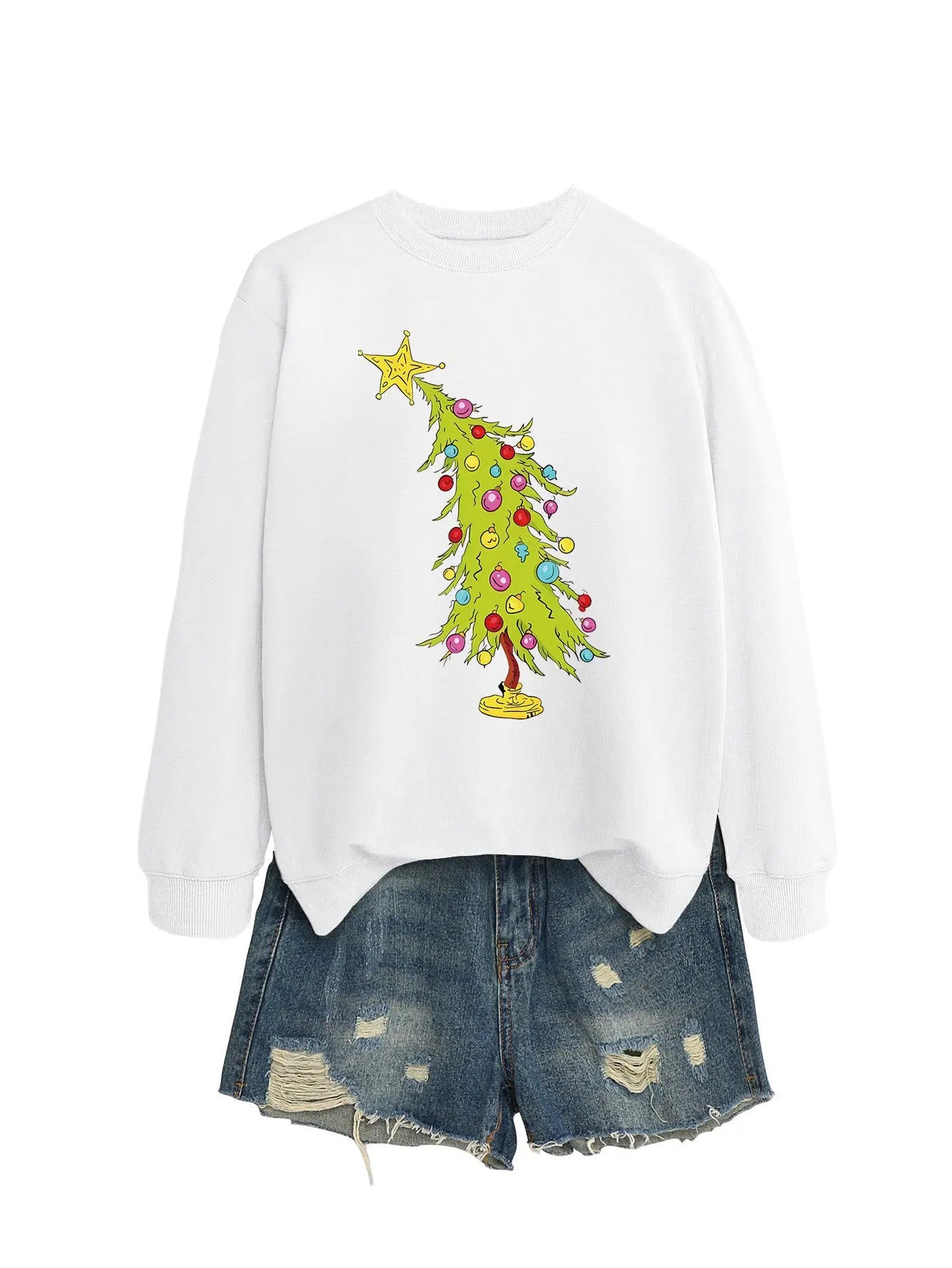 Five-pointed Star Green Christmas Tree Fashion Sweater Female Nipaaj