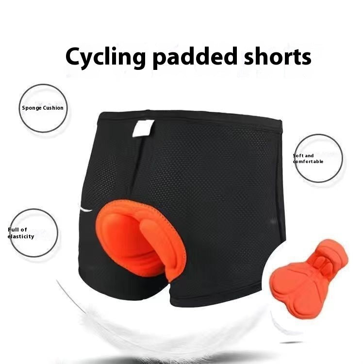 Women's Riding Sports Underwear Thickened Silicone Cushion