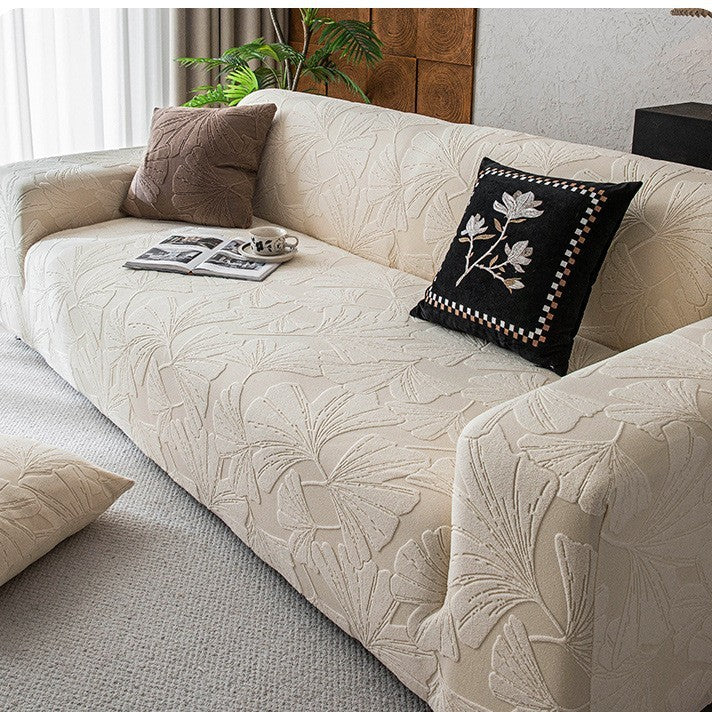 All-inclusive Universal Cushion Stain-resistant Anti-elastic Chaise Sofa Cover