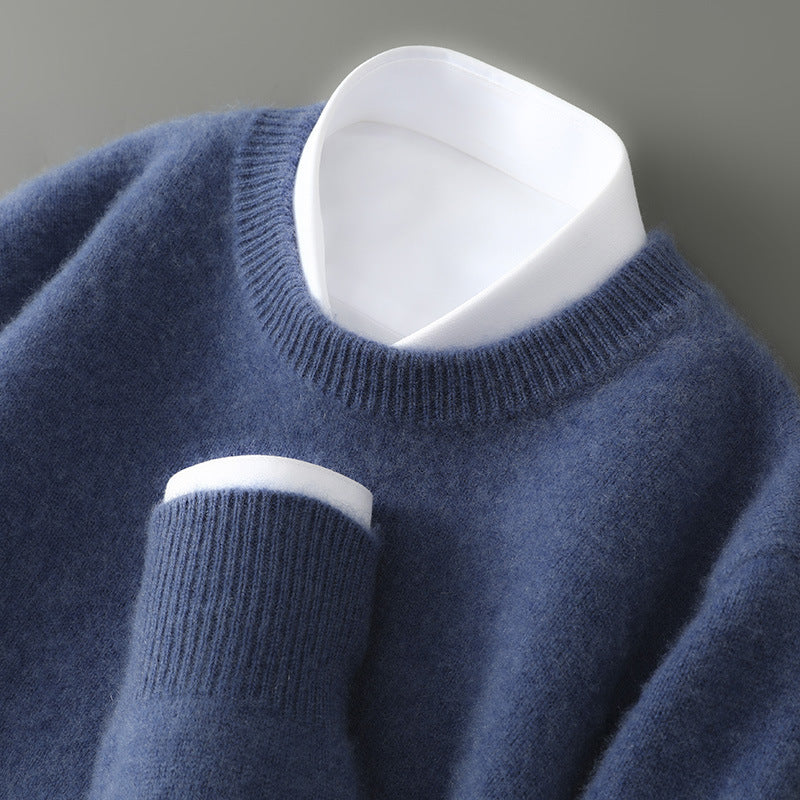 Men's Half-high Collar Thickened Loose Pullover