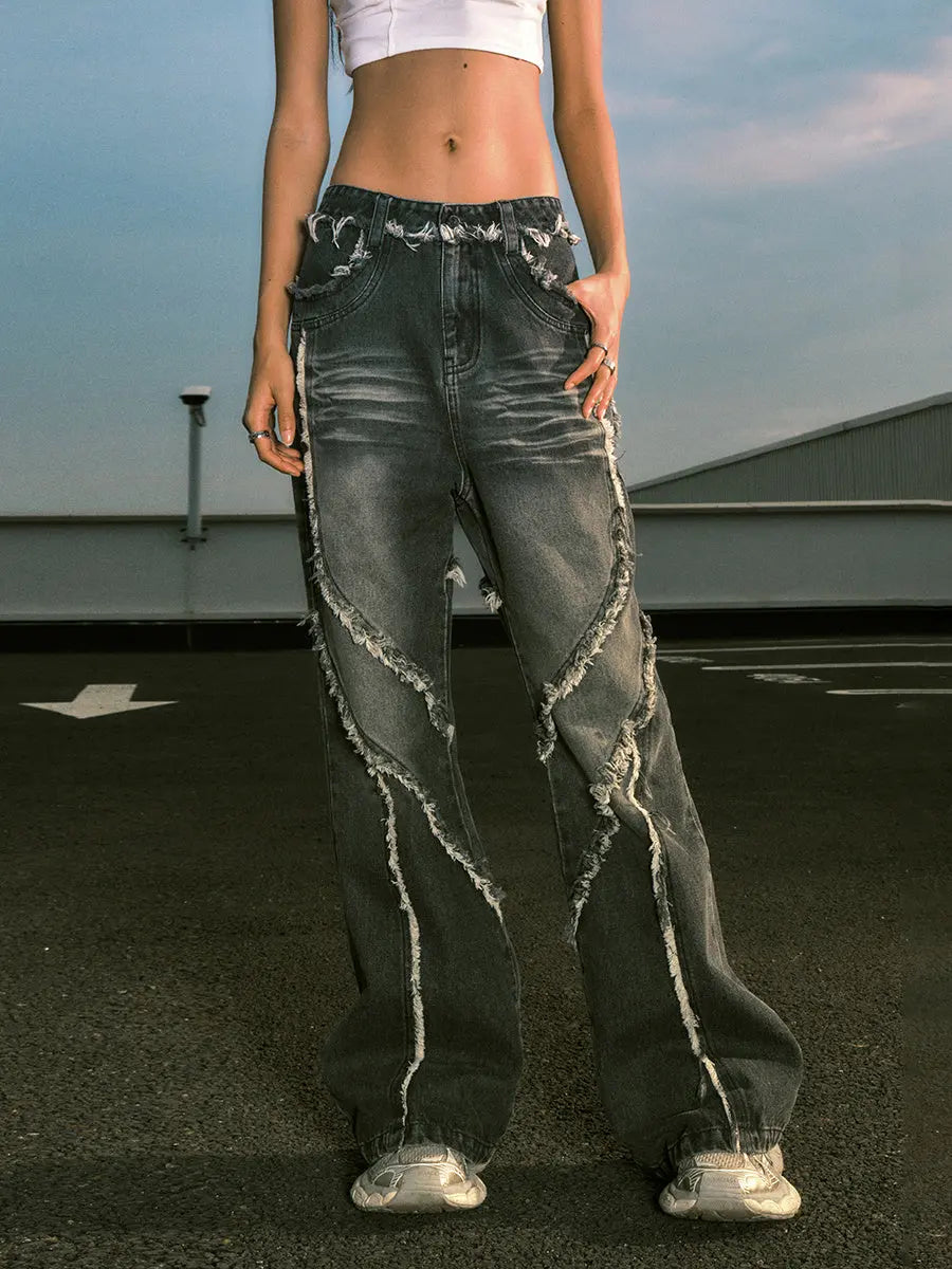 Retro Jeans For Men And Women Nipaaj