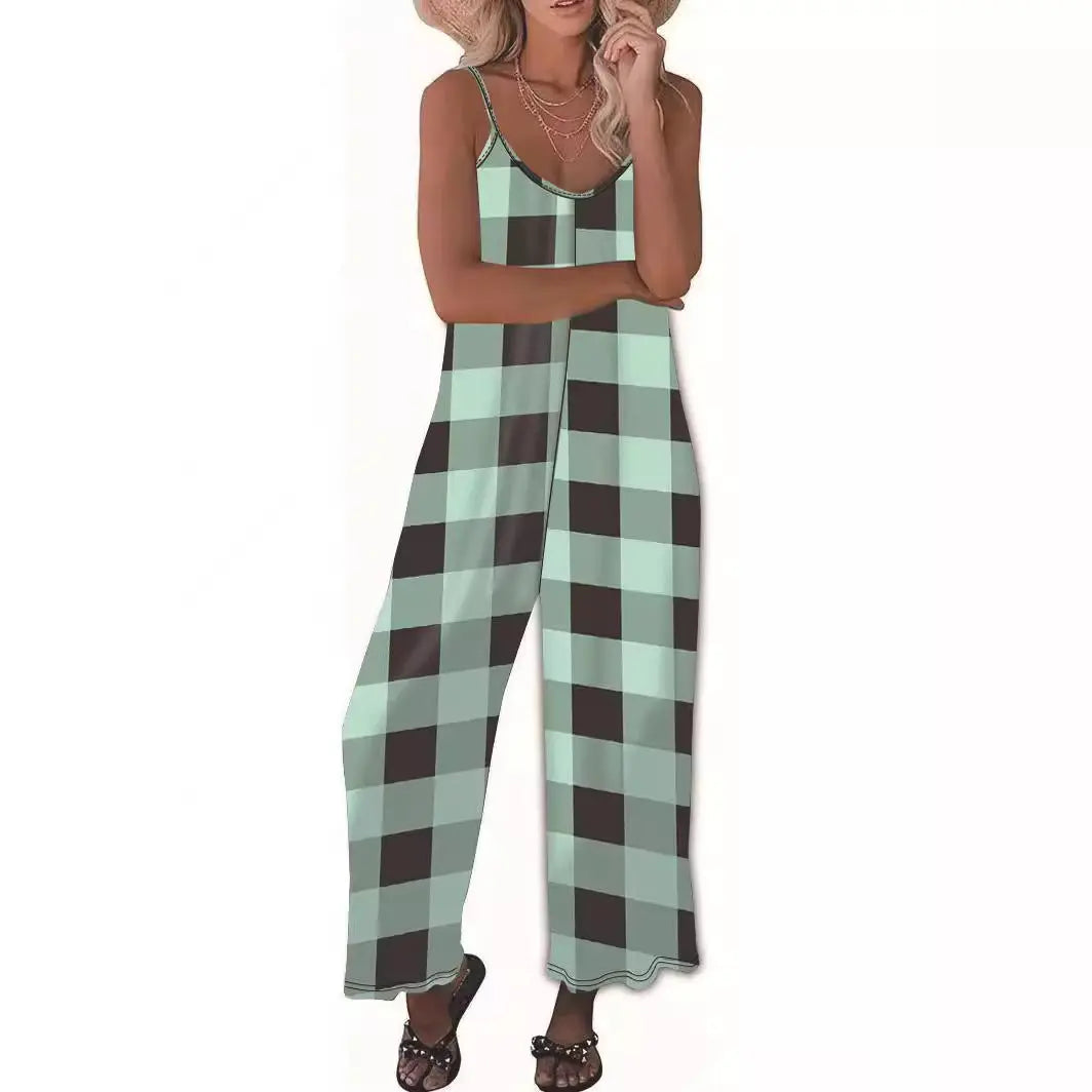 Slip-in Casual Sling Jumpsuit Women null