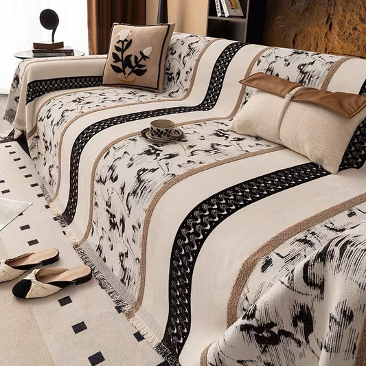 Chinese Ancient Style High Sense Four Seasons Universal Chenille Sofa Cover