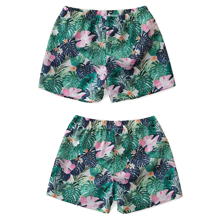 Summer children's beach swimming trunks
