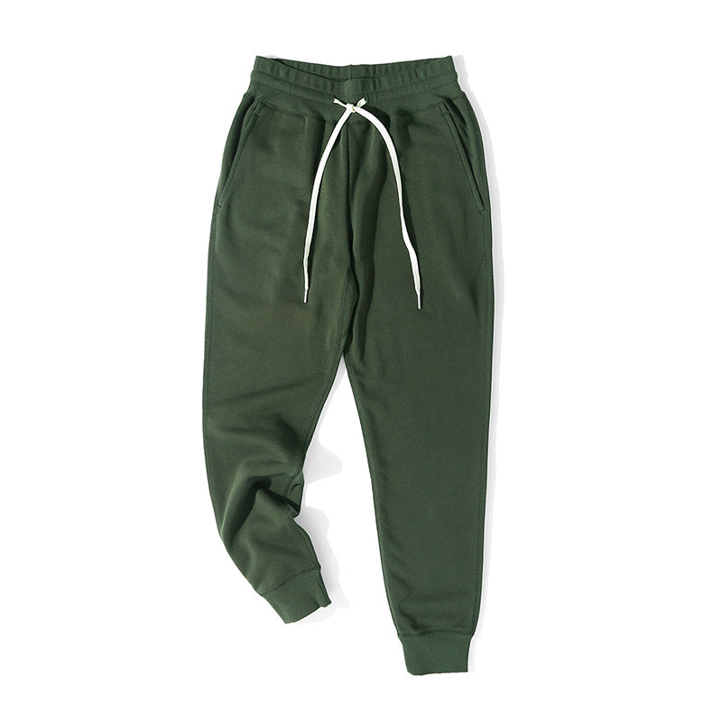 American Knitting Casual Loose Sanitary Trousers Made Of Terry Cloth