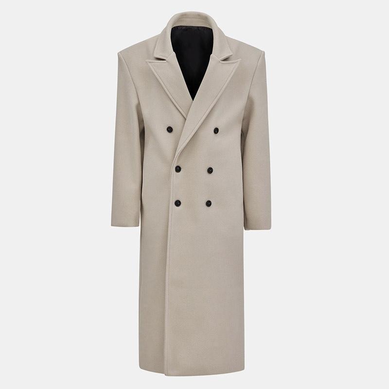 Autumn And Winter Temperament Commute Suit Collar Long Woolen Coat