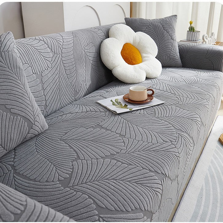 All-inclusive Universal Cushion Stain-resistant Anti-elastic Chaise Sofa Cover