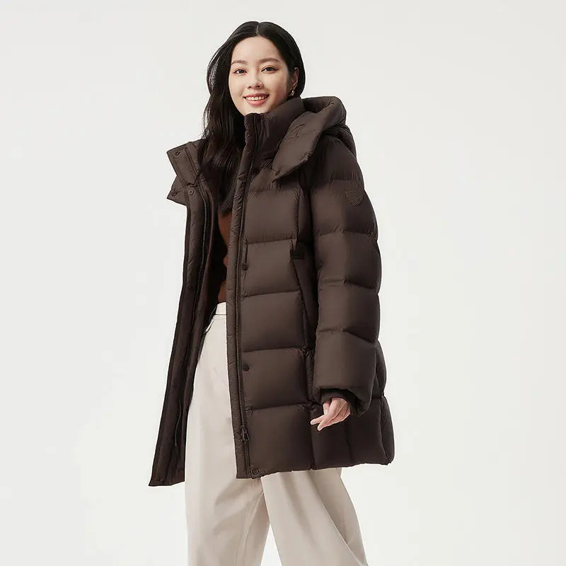 Detachable Hat Mother's Warm All-matching Coat null