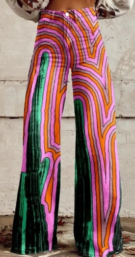 3D Digital Printed Women's Imitation Jeans