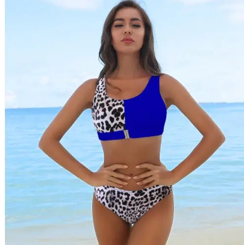 European And American Bikini Women Zipper Split Swimming null