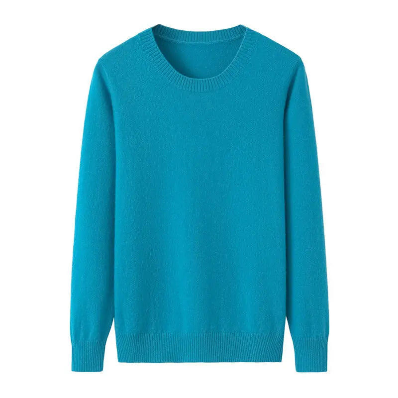 Round Neck All-matching Pullover Casual Loose Pullover Base Nipaaj