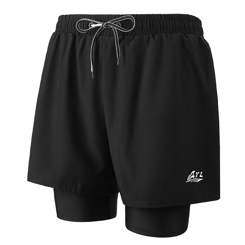 Anti-embarrassment Men's Swimming Trunks
