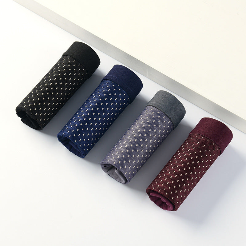 Men's Mesh Seamless Boxer Ice Silk Underwear