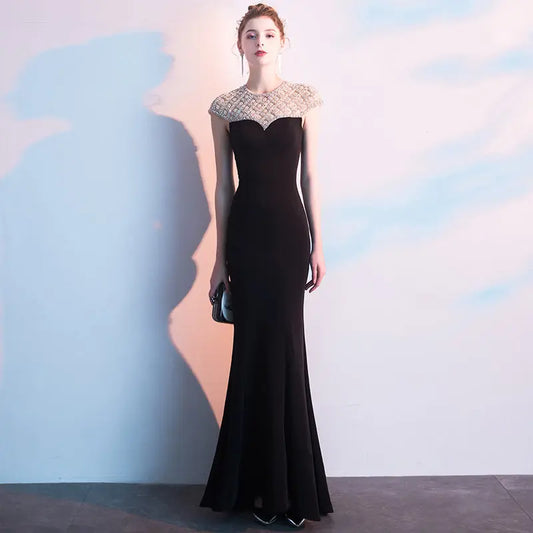 Fishtail Long Banquet Elegant Evening Dress Nipaaj