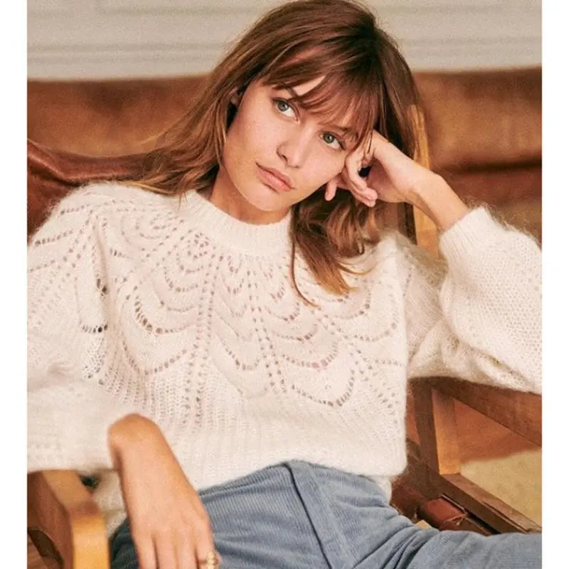 Ladies Woman sweater for fall Pullover Autumn Knitted Nipaaj
