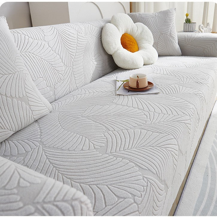 All-inclusive Universal Cushion Stain-resistant Anti-elastic Chaise Sofa Cover