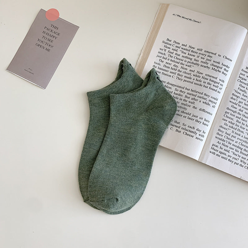 Women's Smiley Ankle Socks Thin Embroidery Ins Short Fashion Tight Socks