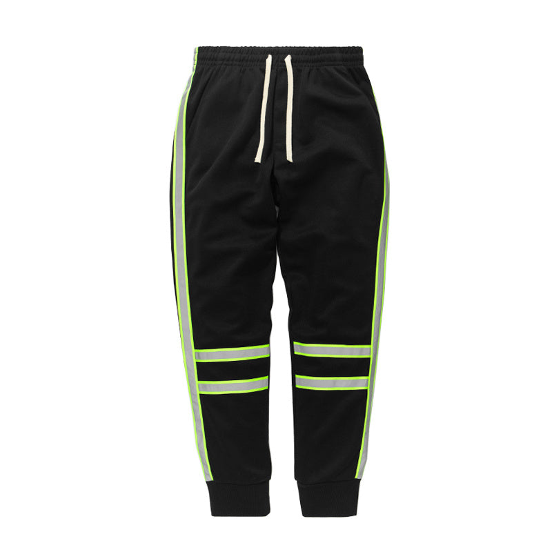 Men's Fashion And Comfort Street Reflective Sweatpants