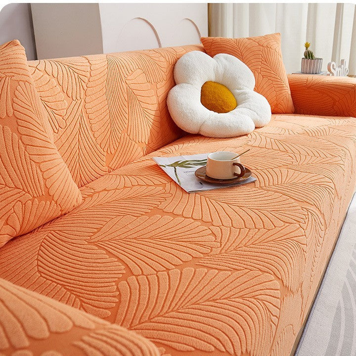 All-inclusive Universal Cushion Stain-resistant Anti-elastic Chaise Sofa Cover