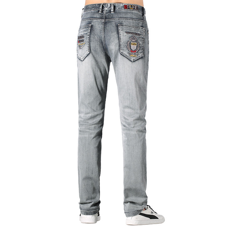 Men's Thin Straight Large Size Loose Jeans