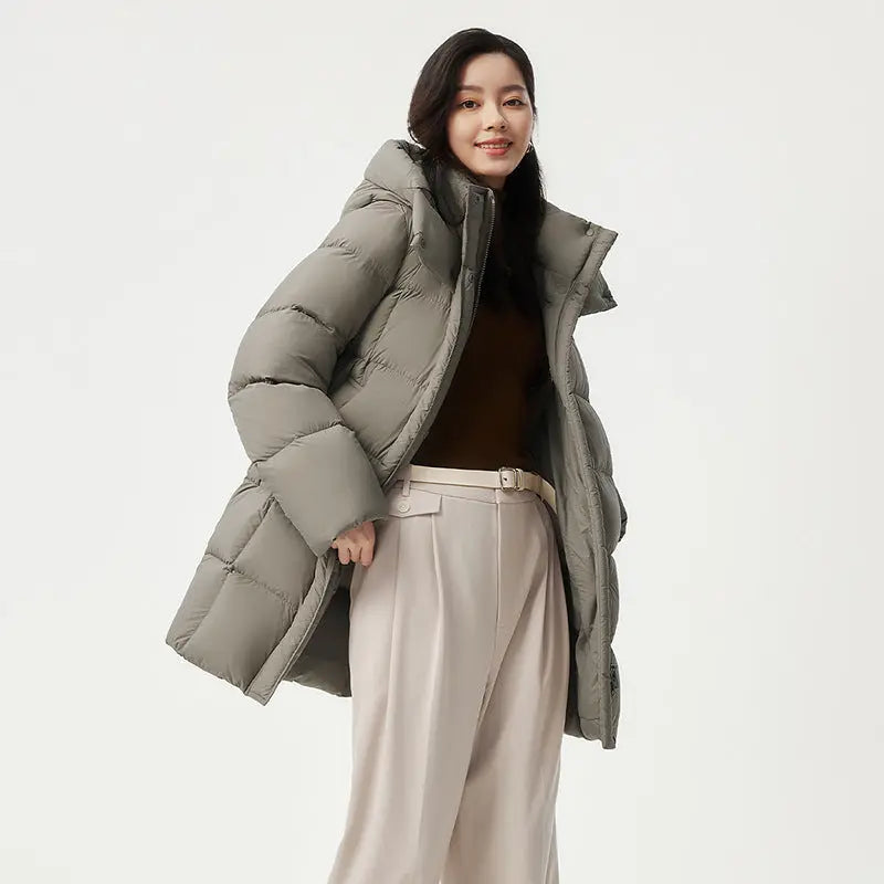 Detachable Hat Mother's Warm All-matching Coat null