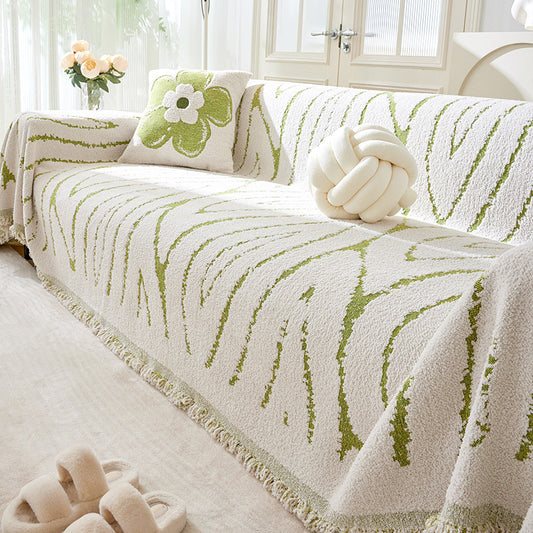 Wool Yarn One-piece Full Covered Light Luxury Fabric Sofa Cover