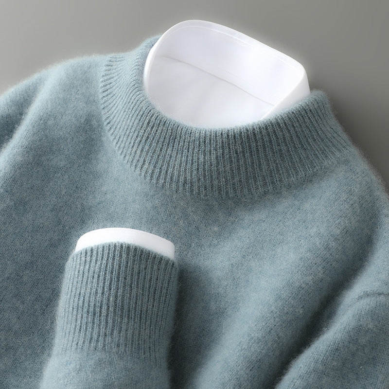 Men's Half-high Collar Thickened Loose Pullover