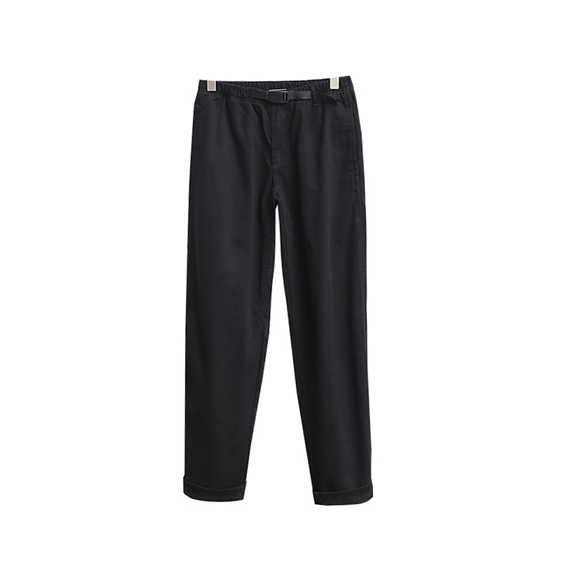 Men's Trousers Cotton Buckle Overalls Retro Pants
