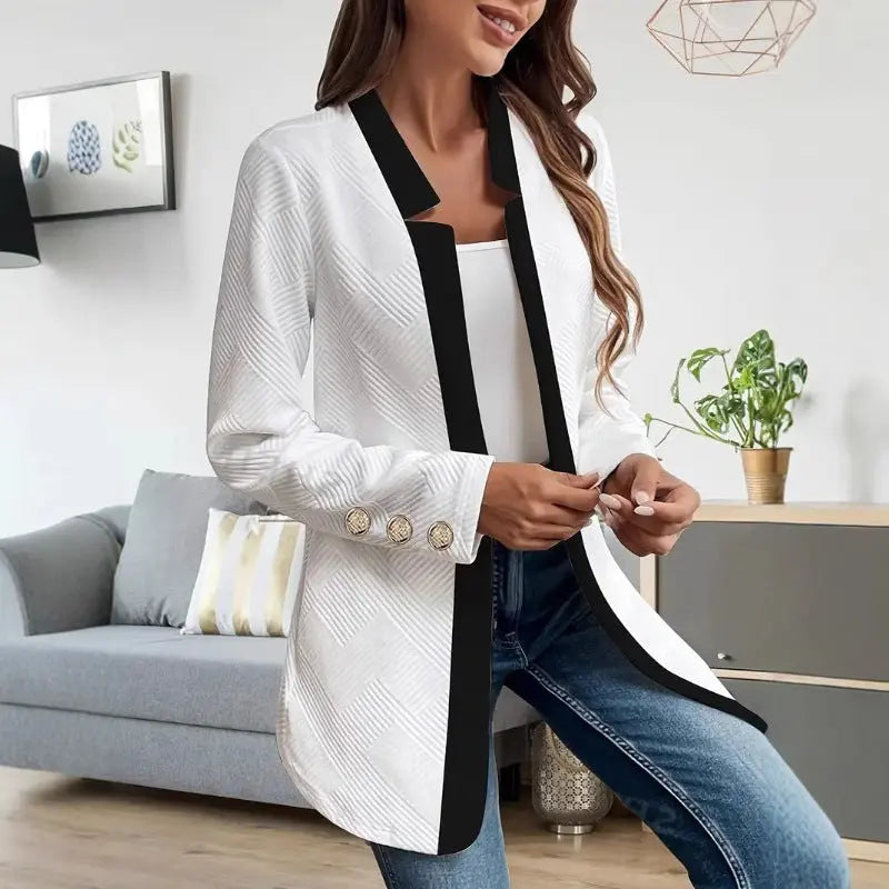 Fashion Colorblock Gold Cufflinks Coat Top Suit null