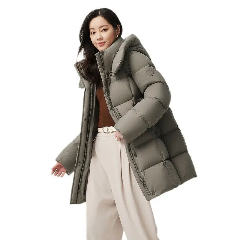 Detachable Hat Mother's Warm All-matching Coat null