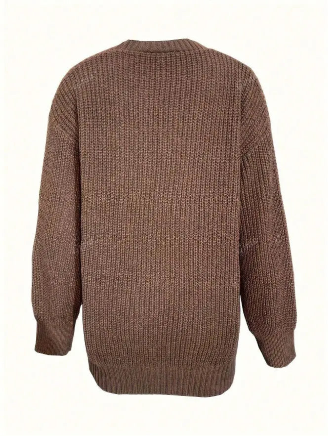 Women's Fashionable & Elegant Knitted Cardigan Sweater, Autumn Winter New Arrival Nipaaj