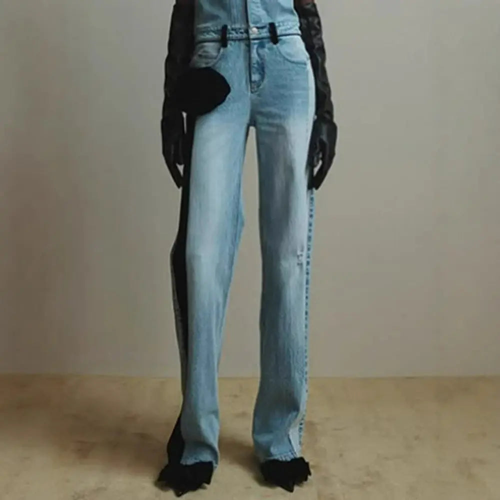 European And American Light Jeans For Women Nipaaj