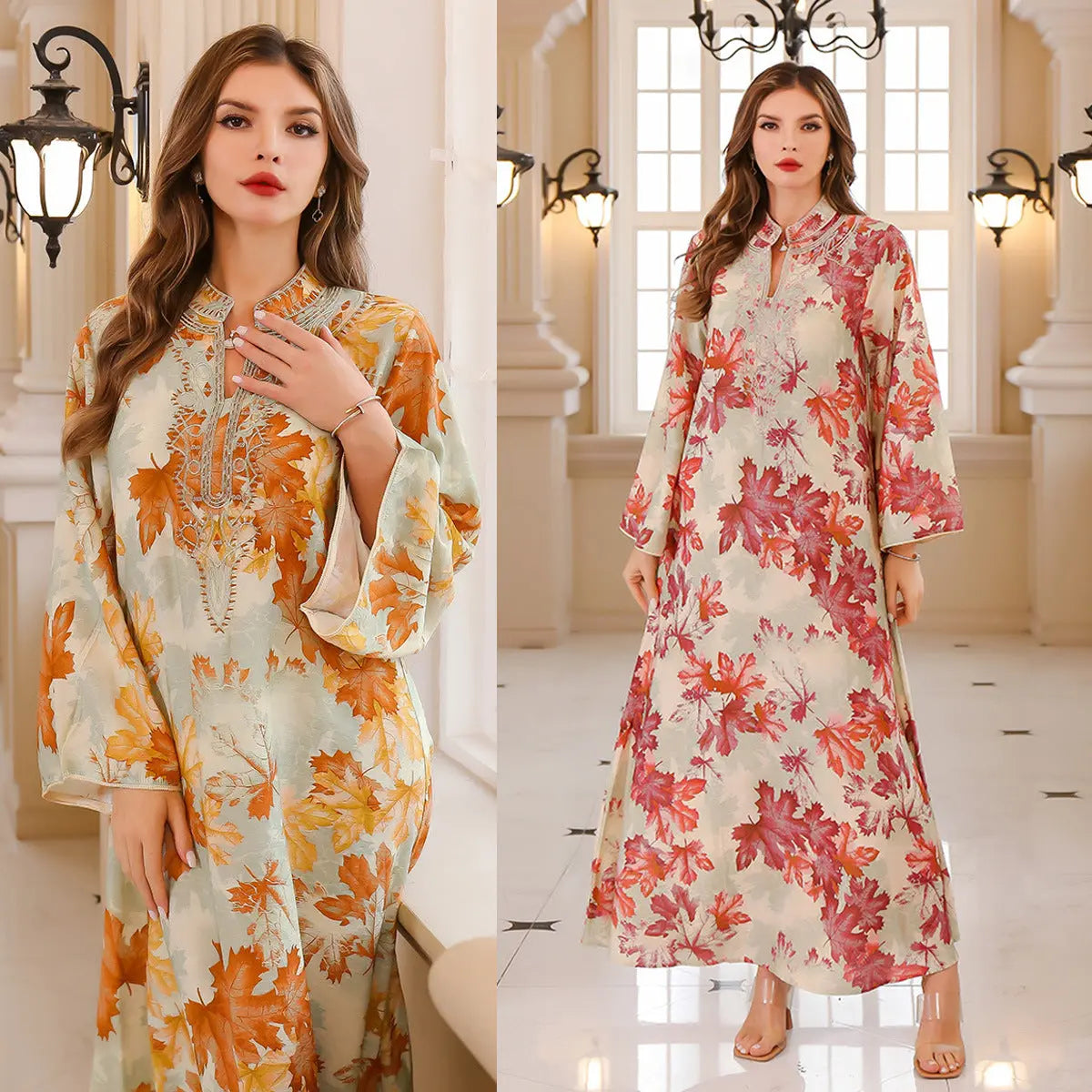 Summer Gown Dress Printed Dress null