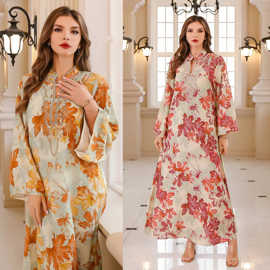 Summer Gown Dress Printed Dress null
