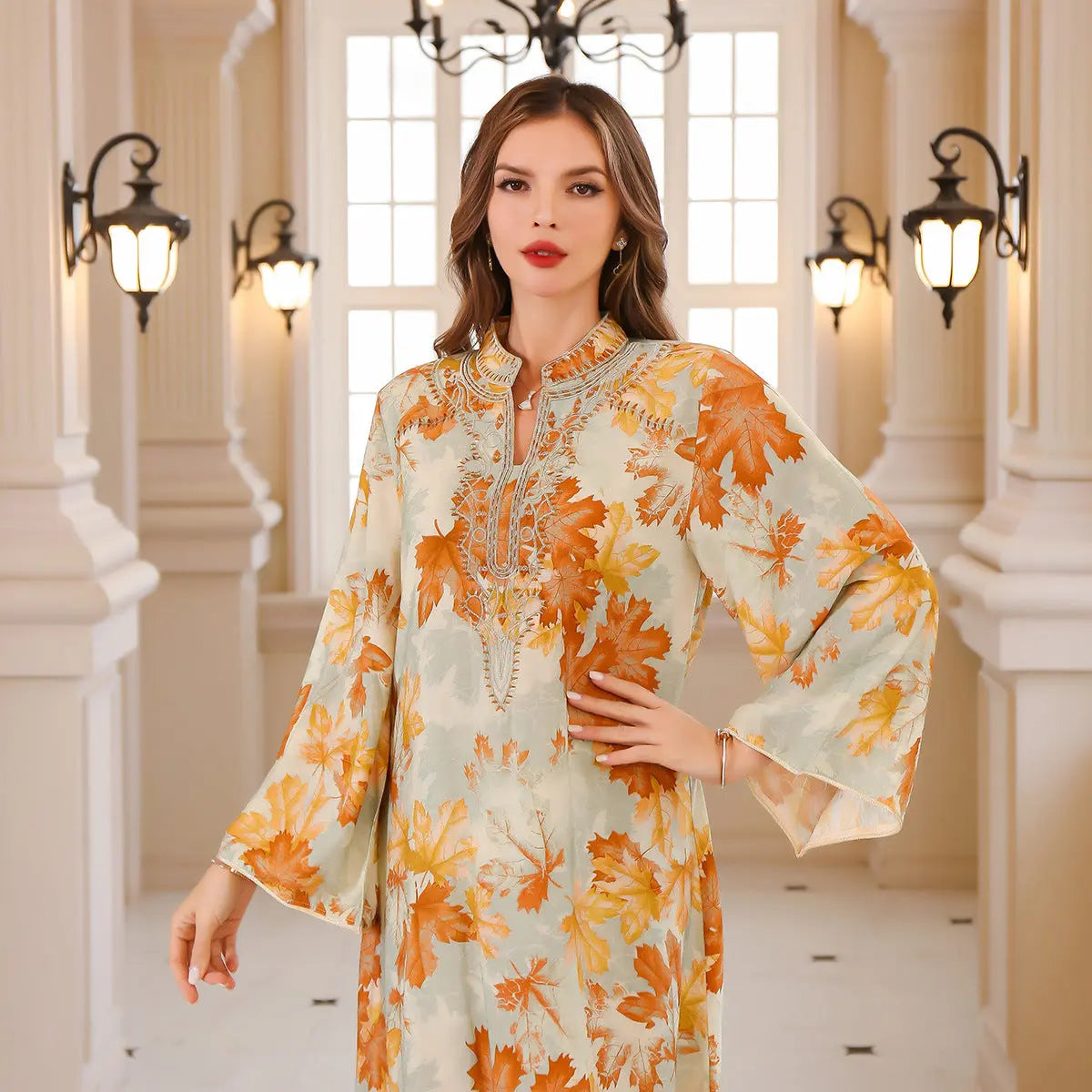 Summer Gown Dress Printed Dress null
