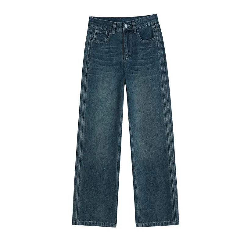 New High Waist Straight Jeans For Women Nipaaj