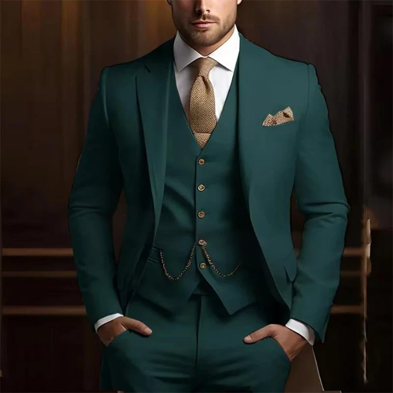 Men's High-grade Gentleman Temperament Slim Suit
