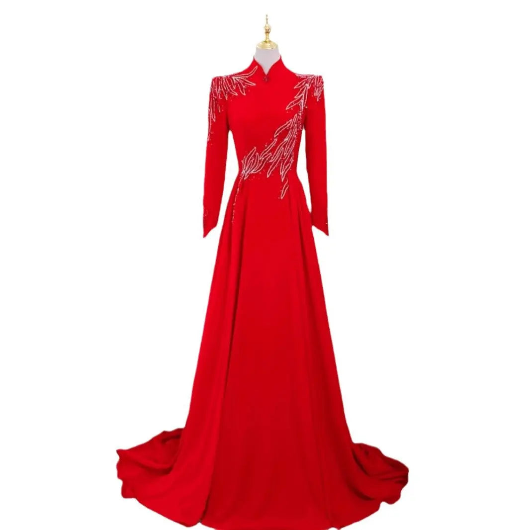 New Long Sleeve Formal Evening Party Dress Nipaaj