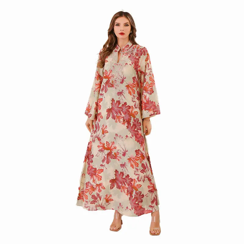 Summer Gown Dress Printed Dress null