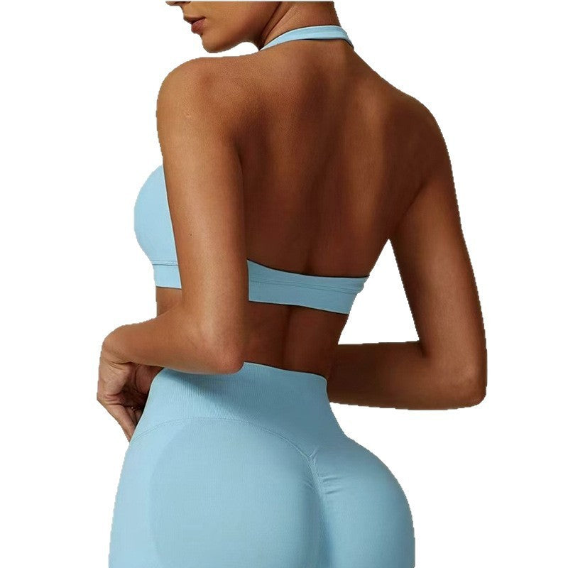 Neck-hanging Underwear High Elastic Sports Bra