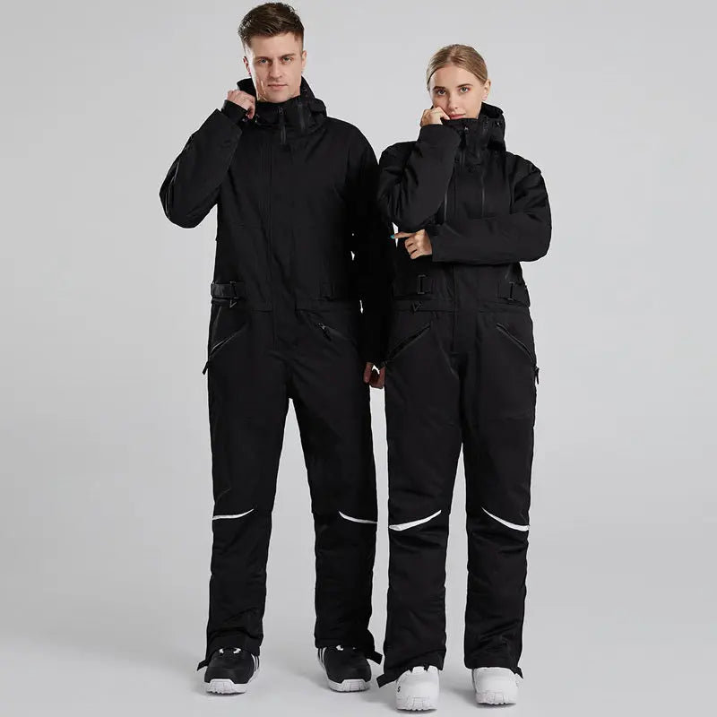 Ski Suit One Piece Single And Double Board New Winter Suit null