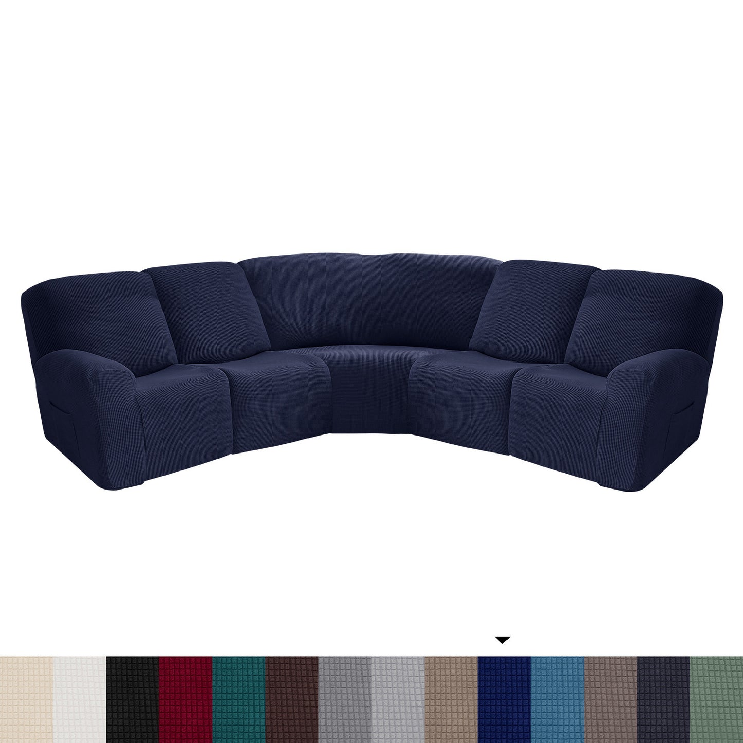 Corn Velvet Solid Color All-inclusive Sofa Cover