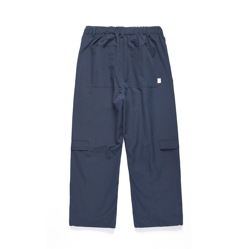 Waterproof Oversized Multi Pocket Zip Trousers