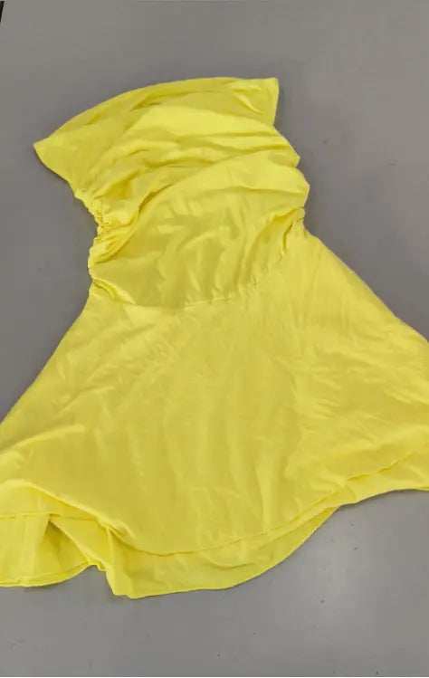 Y2K Tube-top Short Dress Summer Sexy Pleated Tight Dresses For Womens Clothing null